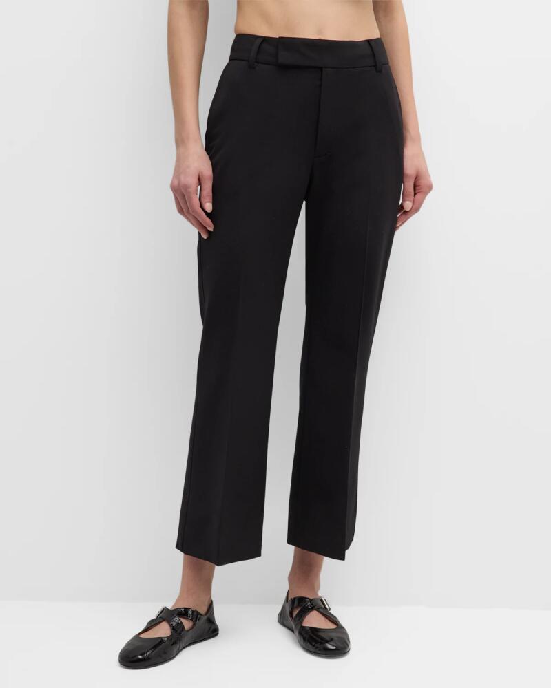 Proenza Schouler Marlene Tropical Wool Kick-Flare Pants Cover