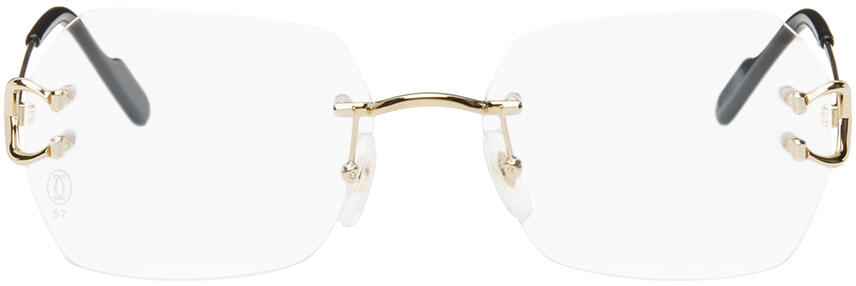 Cartier Gold Rimless Glasses Cover