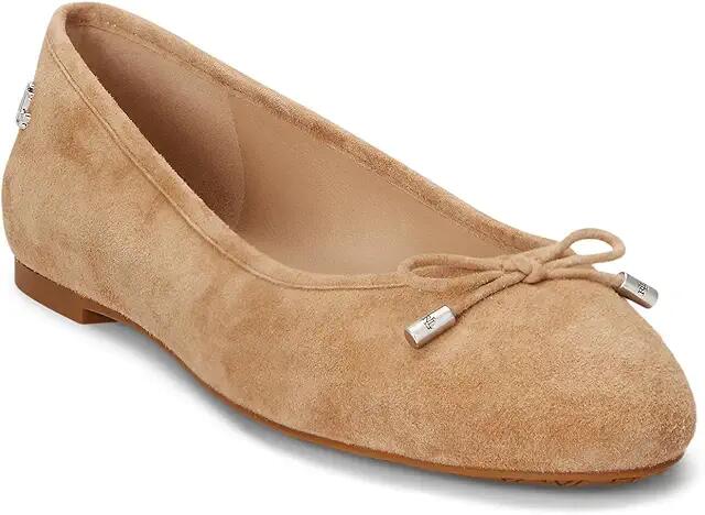 Lauren Ralph Lauren Jayna Ballet Flat (Camel) Women's Flat Shoes Cover