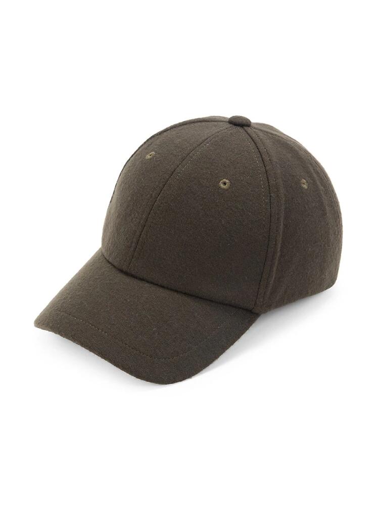 rag & bone Men's Solid Virgin Wool Blend Baseball Cap - Khaki Cover