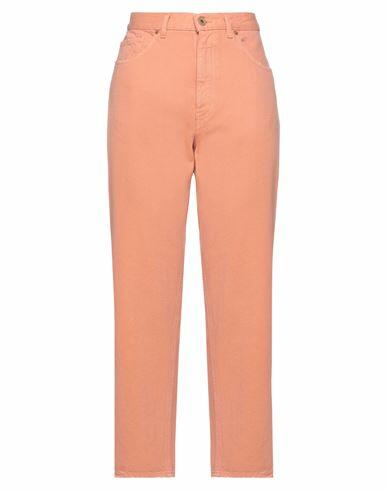 Pence Woman Jeans Orange Cotton Cover