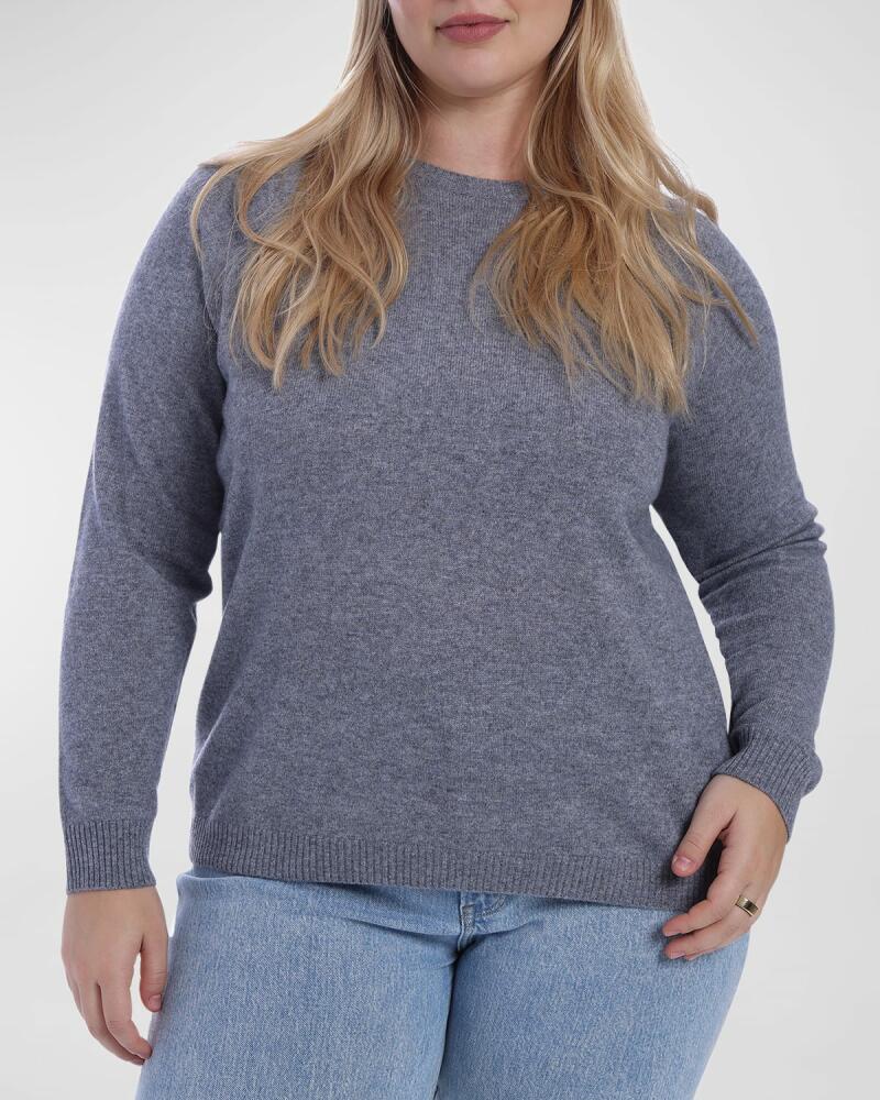 Minnie Rose Plus Size Cashmere Crewneck Sweater Cover