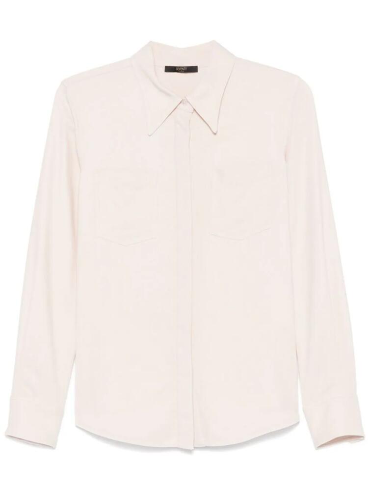 Seventy crepe shirt - Neutrals Cover