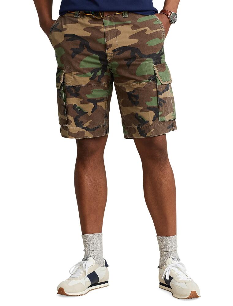 Polo Ralph Lauren Camo Gellar Cargo Shorts in Surplus Camo Cover