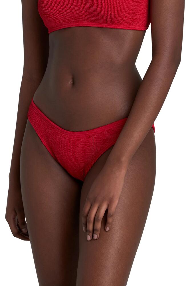 bond-eye The Sign Hipster Bikini Bottoms in Baywatch Red Cover