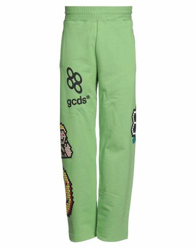 Gcds Man Pants Acid green Cotton Cover