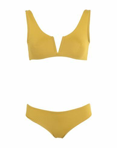 S And S Woman Bikini Mustard Polyamide, Elastane Cover