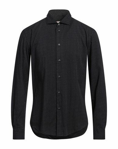 Brian Dales Man Shirt Black Size 16 ½ Cotton Cover