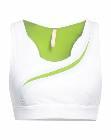 No Ka 'oi Hala Bra Woman Top White Polyamide, Elastane Cover