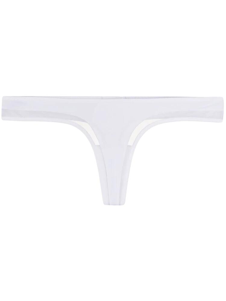 Maison Close high hip thong - White Cover