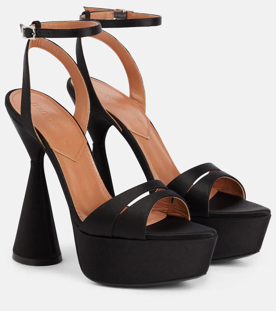 D'Accori Skye satin platform sandals Cover