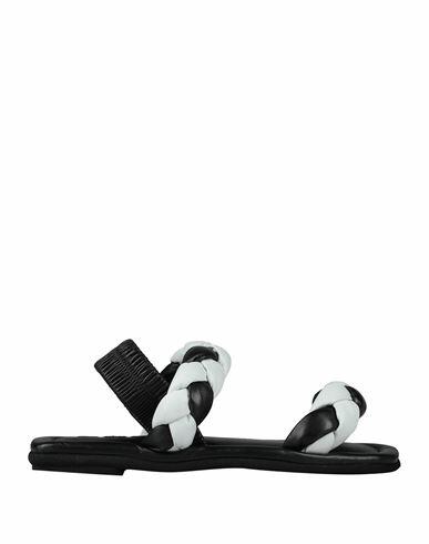 181 Woman Sandals Black Soft Leather Cover