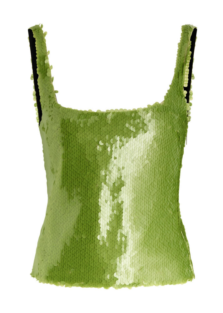 16 Arlington Hornet Sequin-embellished Tank - Lime Cover