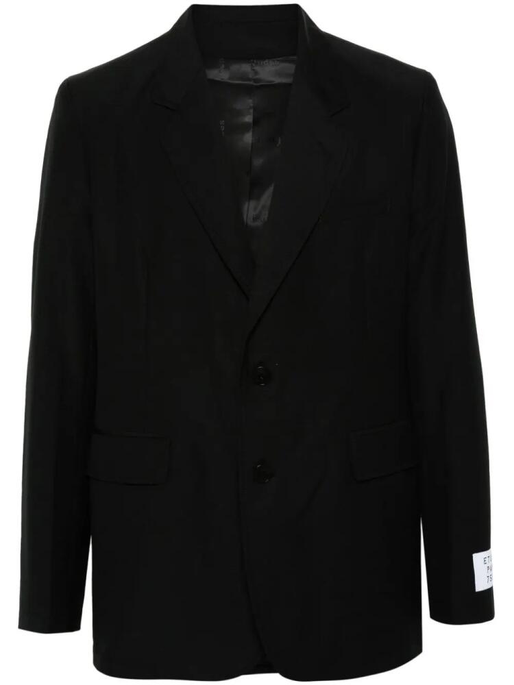 Etudes Plane single-breasted blazer - Black Cover