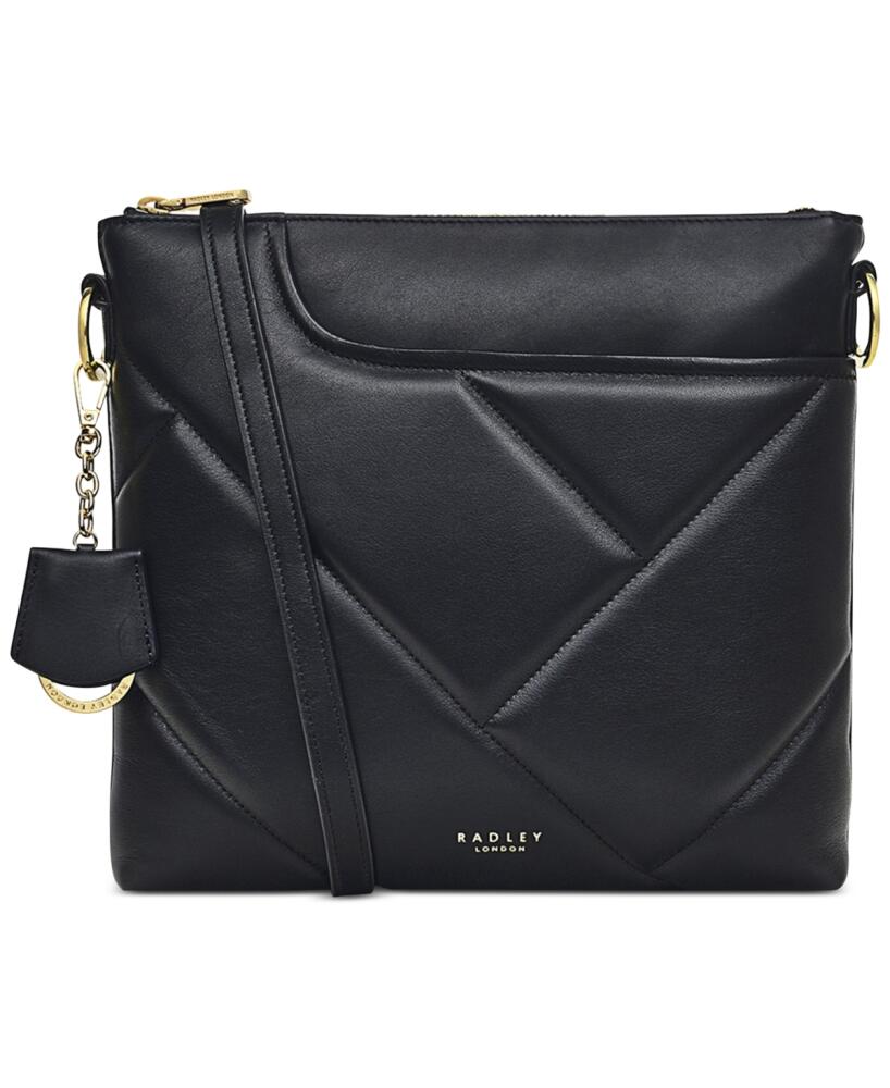 Radley London Quilted Leather Zip-Top Crossbody - Black Cover