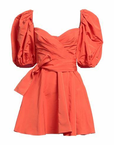 Valentino Garavani Woman Mini dress Orange Cotton, Polyester Cover