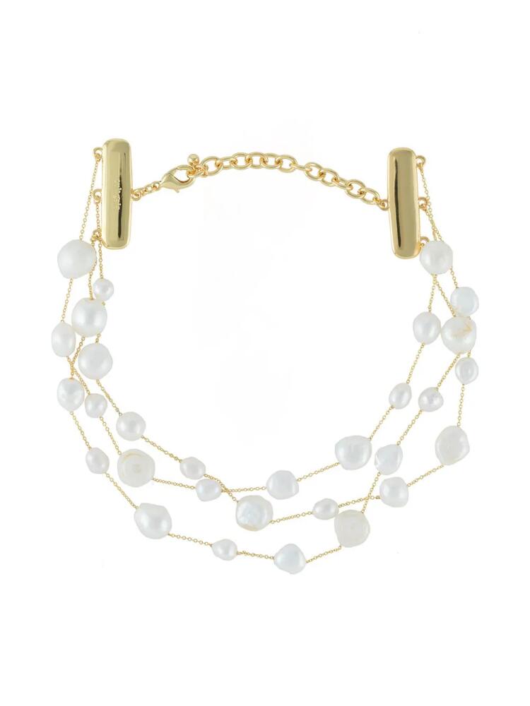 Cult Gaia Nyala pearl chocker - Gold Cover