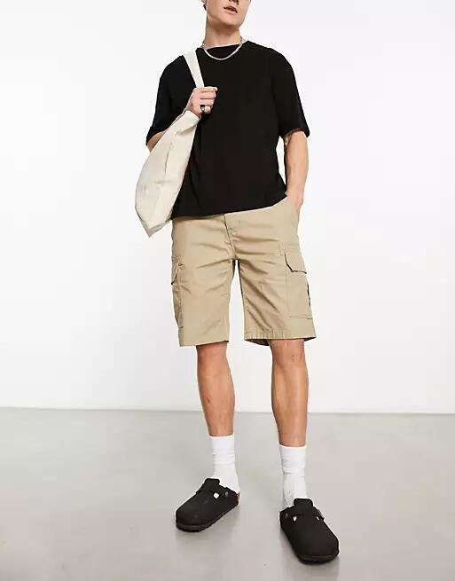 Dickies Millerville cargo shorts in khaki-Green Cover