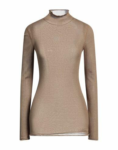 Lemaire Woman Turtleneck Mustard Silk Cover