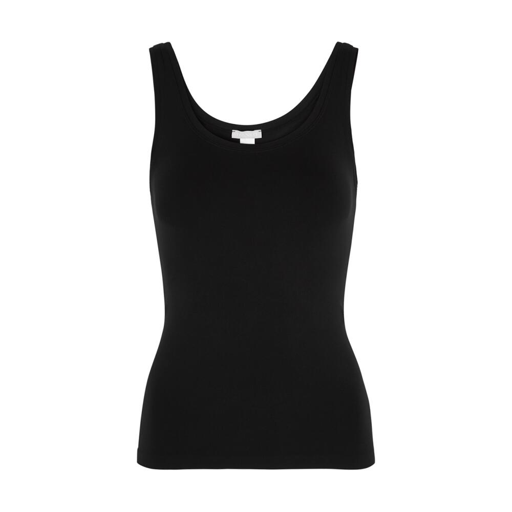 Hanro Touch Feeling Stretch-jersey Tank - Black Cover