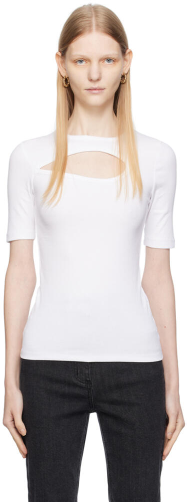 REMAIN Birger Christensen White Cutout T-Shirt Cover