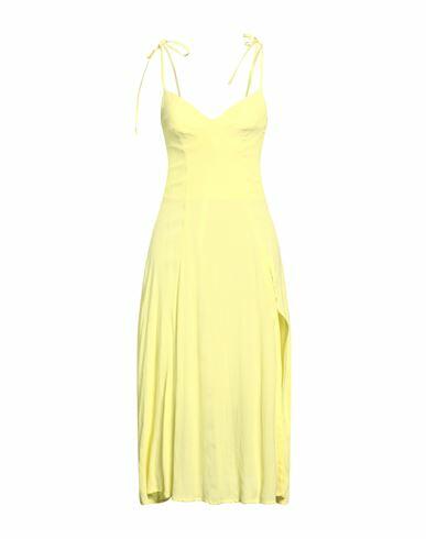 Mar De Margaritas Woman Midi dress Yellow Viscose Cover