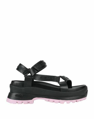 Stella Mccartney Woman Sandals Black Textile fibers Cover