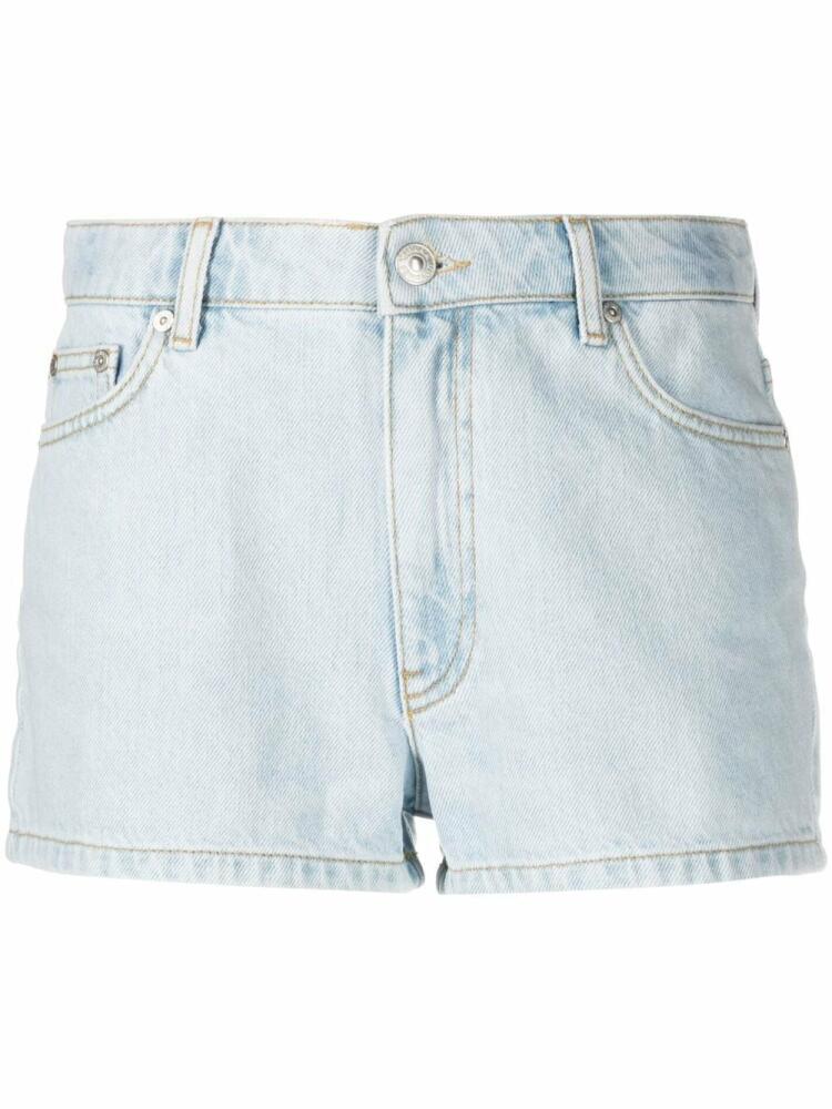 Chiara Ferragni embroidered-logo denim shorts - Blue Cover