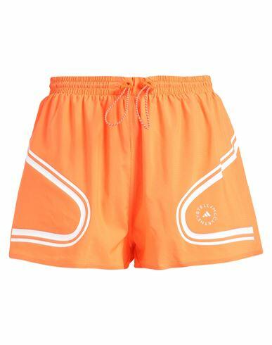 Adidas By Stella Mccartney Asmc Tpa Short Woman Shorts & Bermuda Shorts Orange Recycled polyester Cover