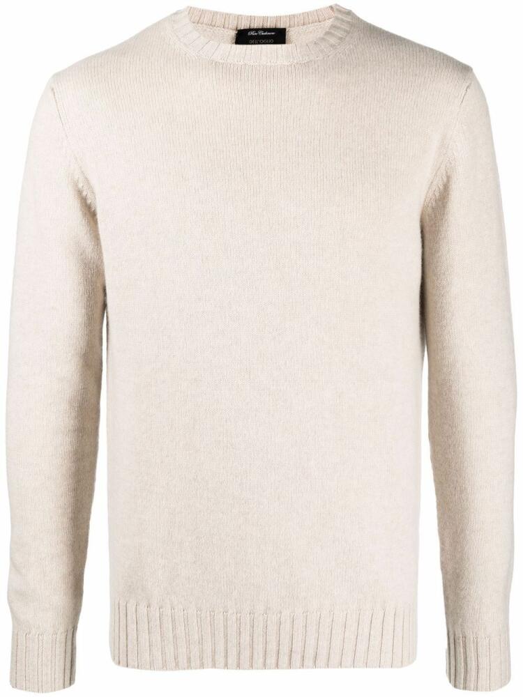 Dell'oglio crew neck cashmere jumper - Neutrals Cover