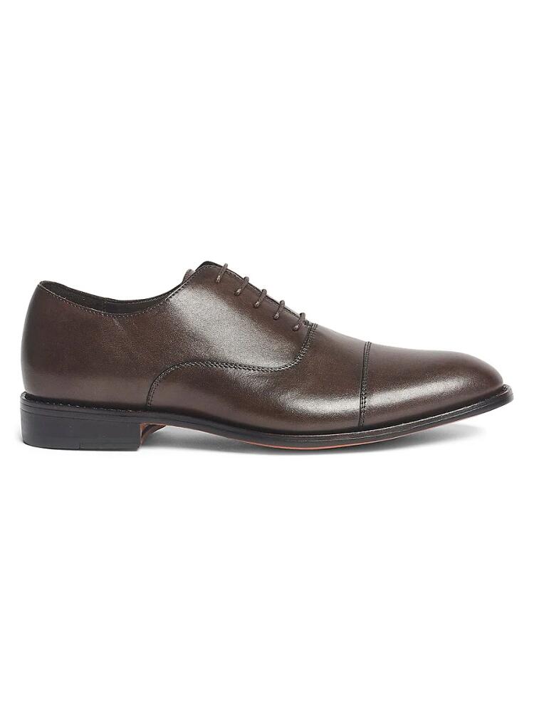 Anthony Veer Men's Clinton Cap Toe Oxford Shoes - Espresso Cover