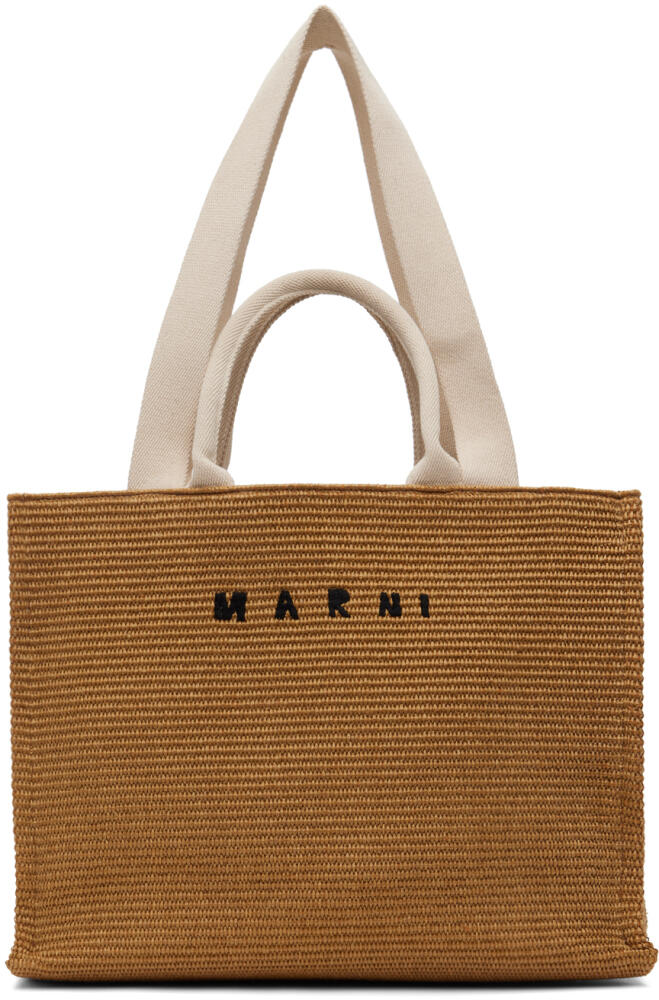 Marni Brown East-West Tote Bag Cover