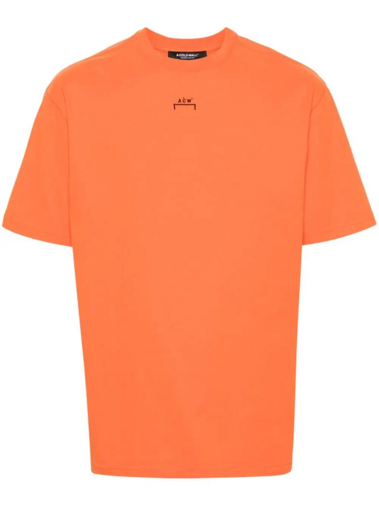 A-COLD-WALL* Essential cotton T-shirt - Orange Cover