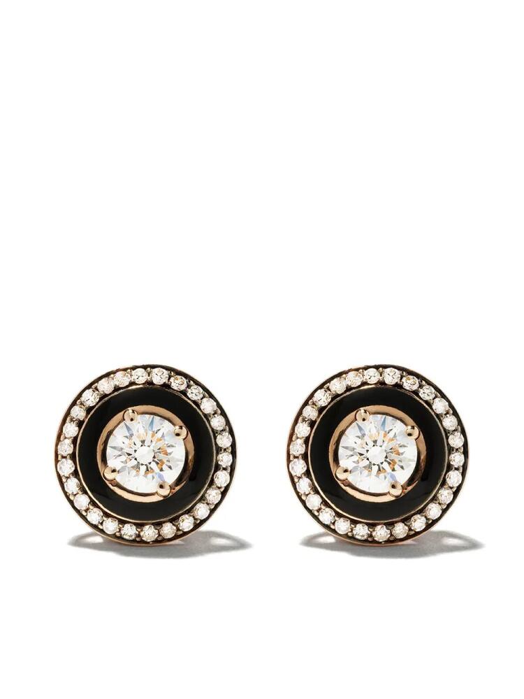 Selim Mouzannar 18kt rose gold diamond Mina earrings - Pink Cover