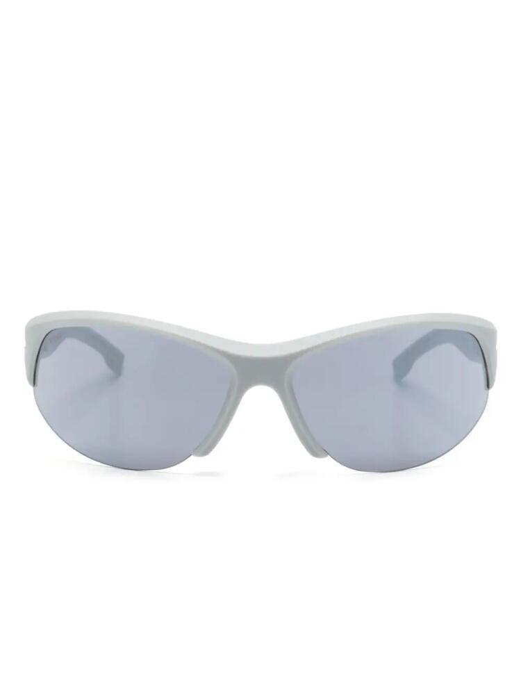 BOSS biker style-frame sunglasses - Grey Cover