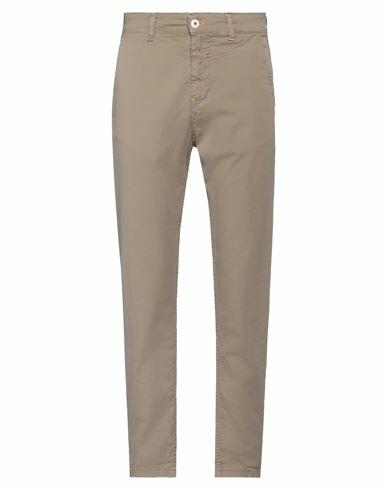 Displaj Man Pants Light brown Cotton, Elastane Cover