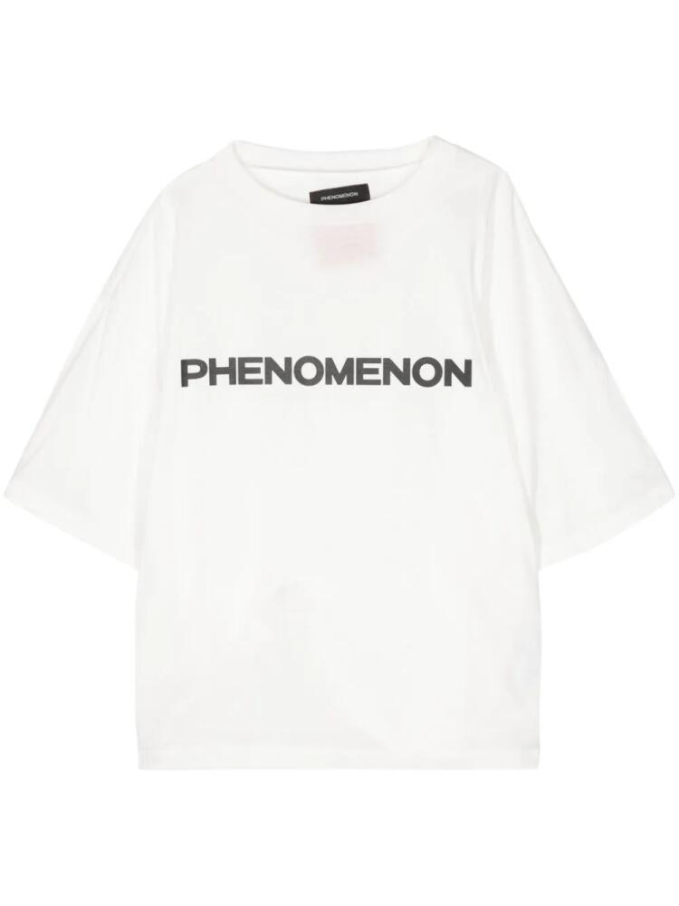 Fumito Ganryu x Phenomenon logo-print T-shirt - White Cover