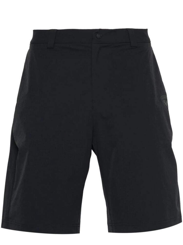 Rossignol raised-logo chino trousers - Black Cover