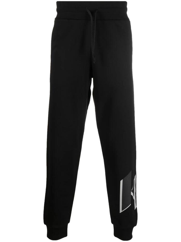 Karl Lagerfeld logo-print jogger trousers - Black Cover