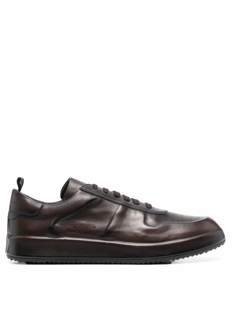 Officine Creative Race Lux low-top leather sneakers - Brown Cover