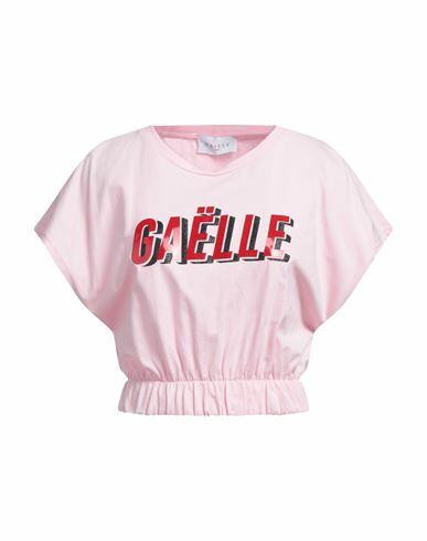 Gaëlle Paris Woman T-shirt Pink Cotton Cover