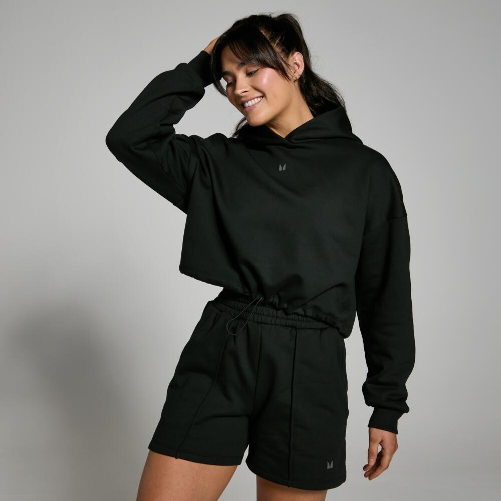 MP Women's Lifestyle Heavyweight Cropped Hoodie - Black Cover