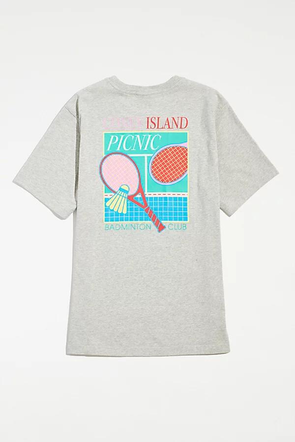 Coney Island Picnic Badminton Tee in Grey Cover