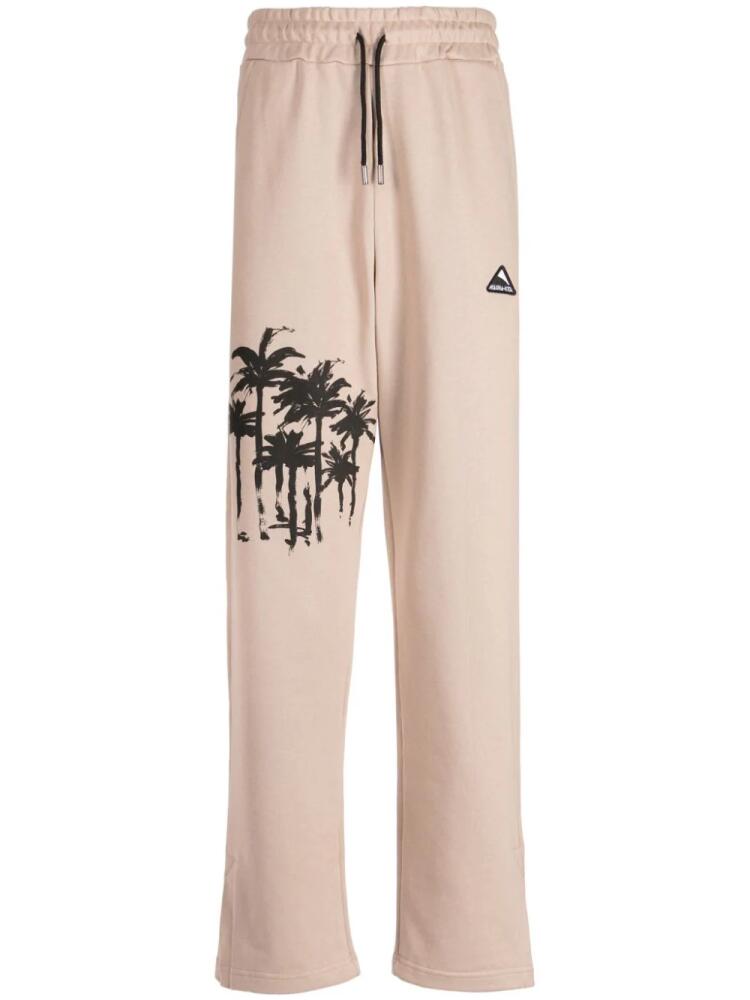 Mauna Kea logo-appliqué cotton track pants - Brown Cover