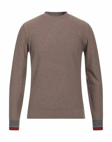 Dooa Man Sweater Khaki Polyester, Nylon, Viscose, Acrylic, Wool Cover