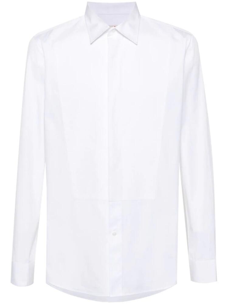 FURSAC classic-collar tuxedo shirt - White Cover