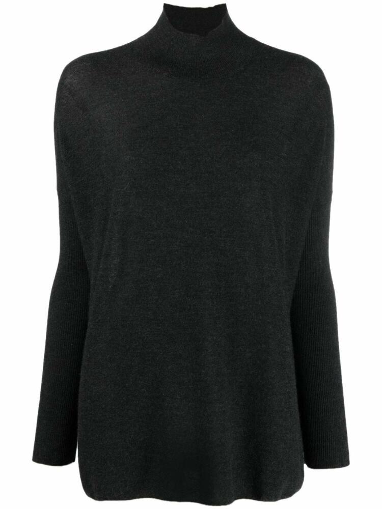 Gentry Portofino cashmere mock-neck knitted sweater - Grey Cover