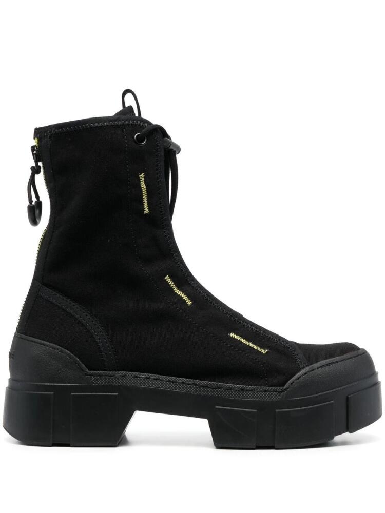 Vic Matie drawstring combat boots - Black Cover