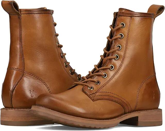 Frye Veronica Flex Combat (Caramel) Women's Boots Cover