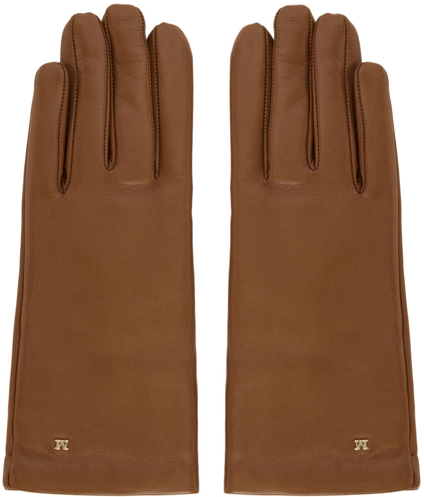 Max Mara Brown Spalato Gloves Cover